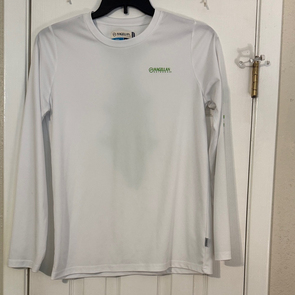 Magellan Outdoors Youth White Long Sleeve Tee
